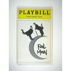 Fool Moon Playbill Richard Rodgers Theatre David Shiner Bill Irwin 1993 Ramblers